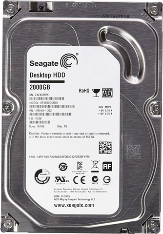 Seagate Barracuda (ST2000DM001) 3.5